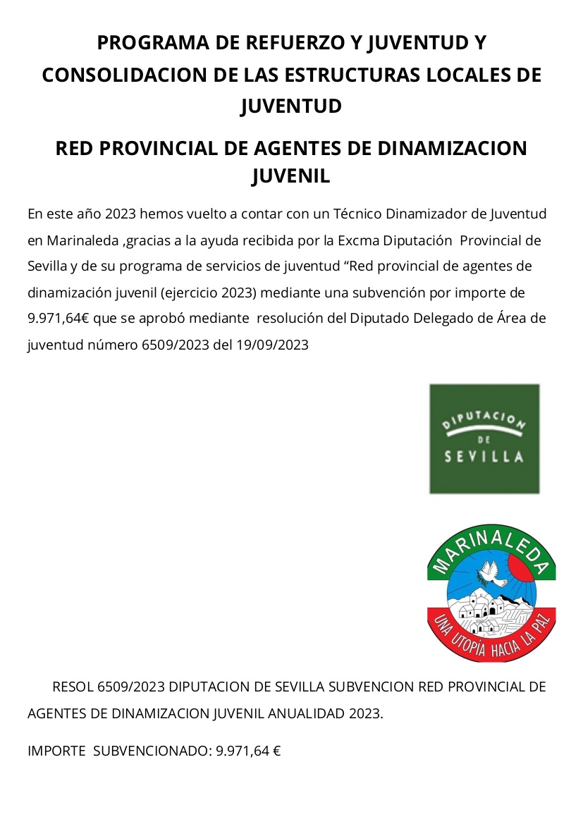 ANUNCIO SUBVENCION ADJ 23